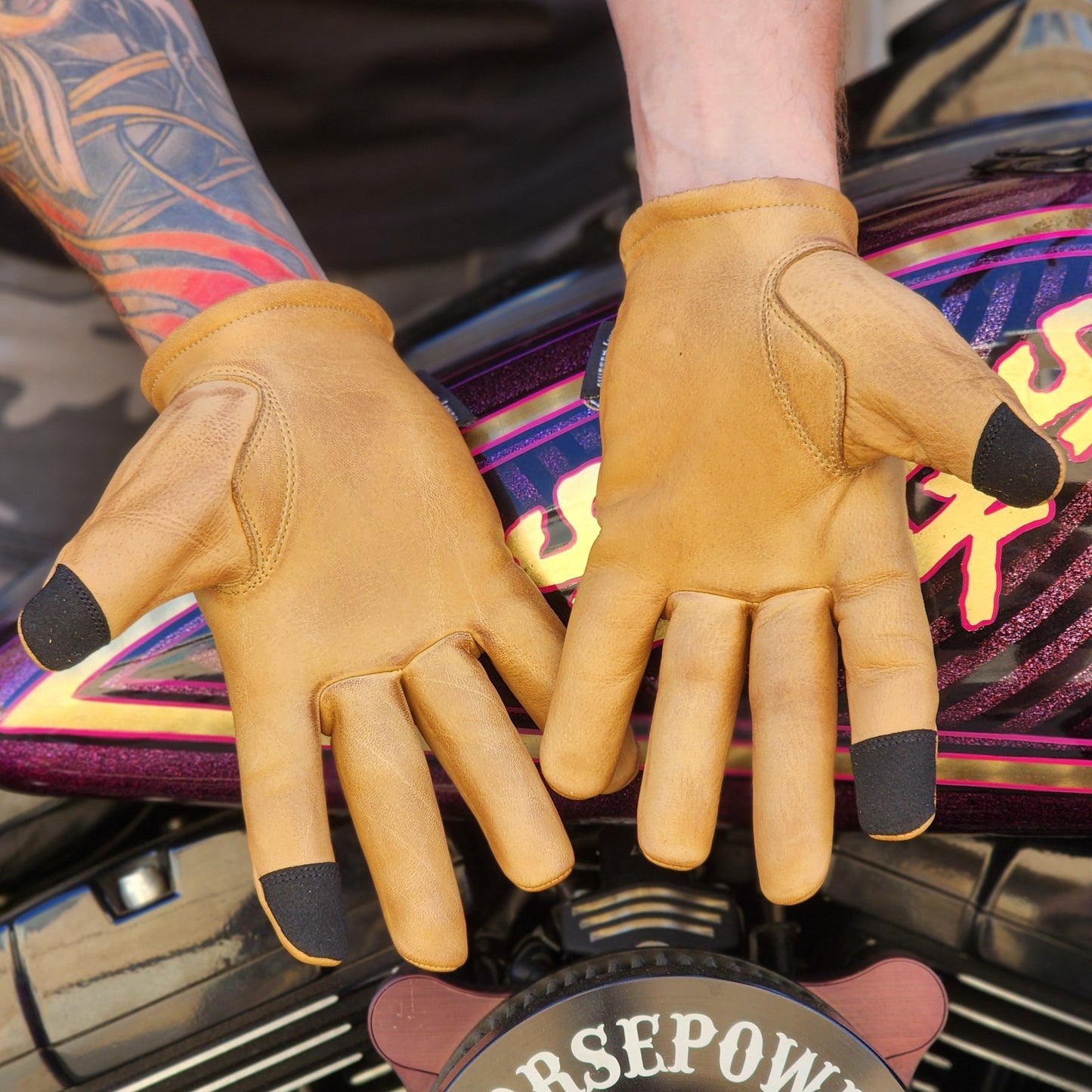 Lightweight Roper Gloves (Tan)