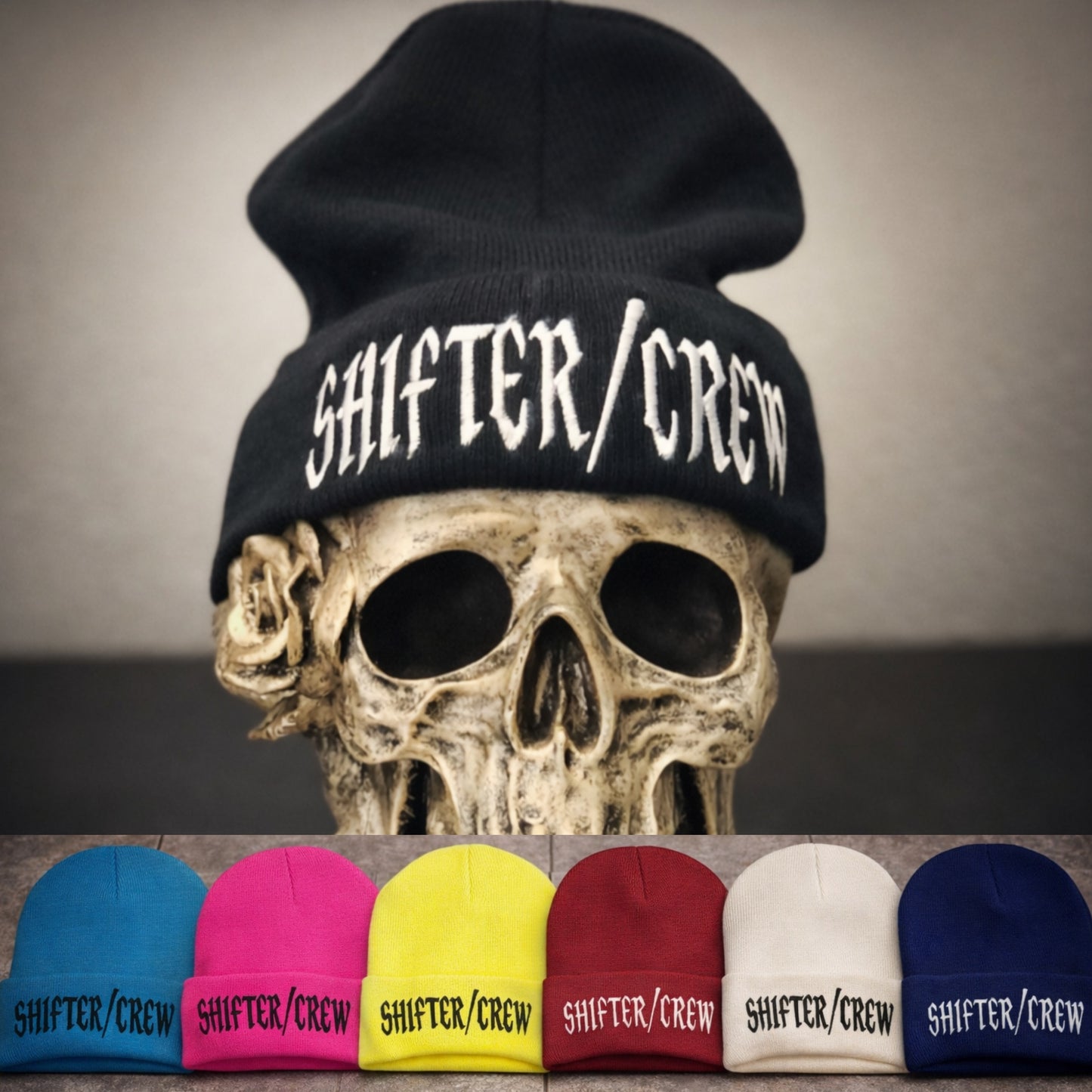 SHIFTER/CREW Beanie (Large Print)