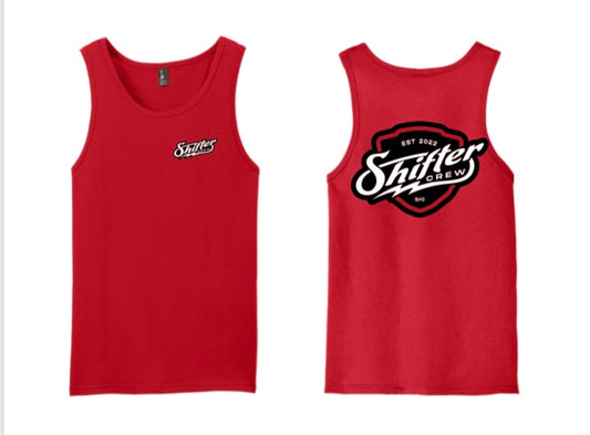 Shifter Crew Red Tank Top